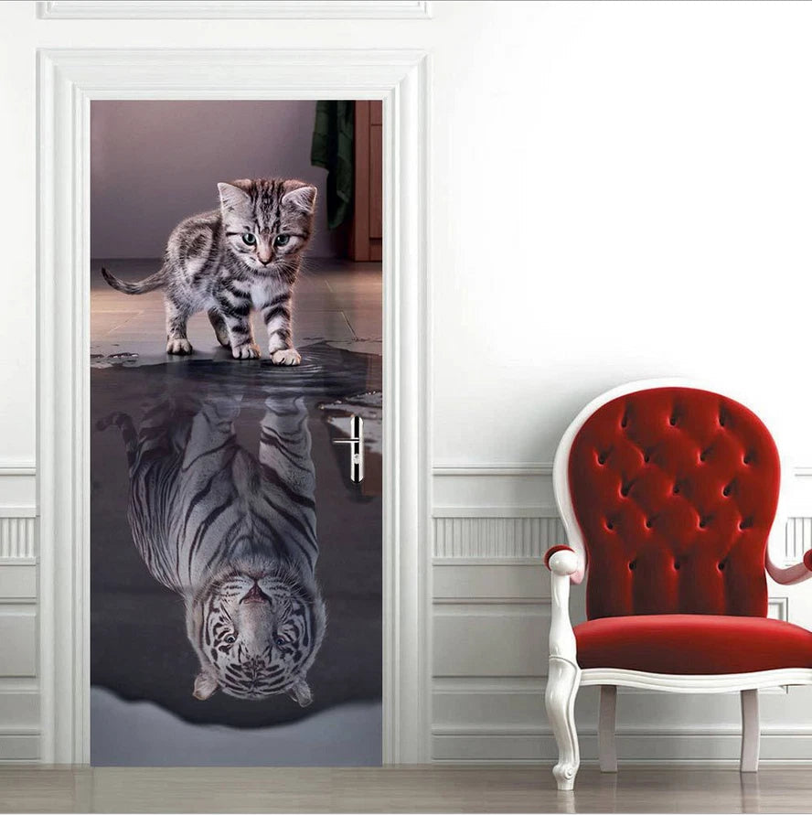 Ancient Egypt 3D Rustic Barn Door Sticker Decal Self-adhesive Wrap Mural 07FC0E-D4 - KOEEK