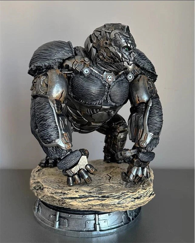 Optimus Primal Battle Version Statue With Two Heads Marvel Painted Model Stock 07FC0E-D4 - KOEEK