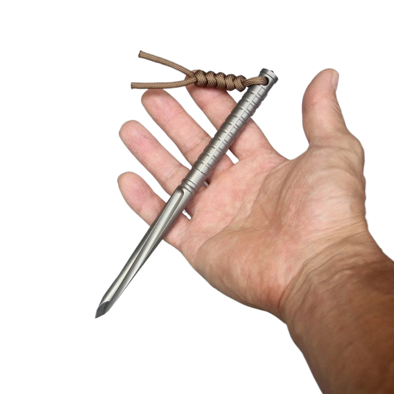 TC21 Titanium Alloy Heat Treated 55HRC Tent stake EDC Multi Tool 07FC0E-D4 - KOEEK