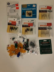 10 SETS GE STRING A LONG CLASSIC LIGHTS (25 LIGHT SET, COLORS) see description GE - KOEEK