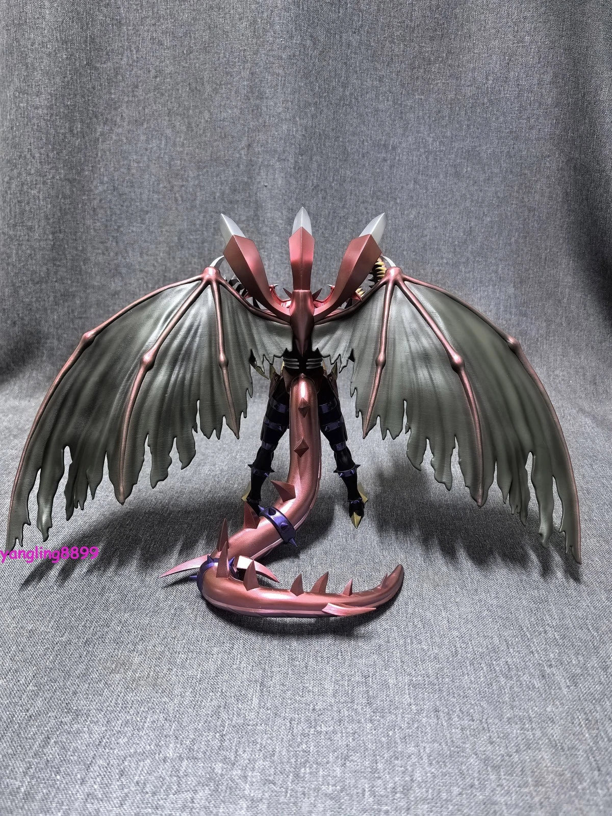 Yu-Gi-Oh! Duel Monsters GX Destiny HERO Bloo－D Resin Figure Model Collect 23cm 07FC0E-D4 - KOEEK