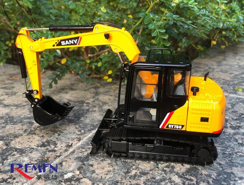 SANY 1/35 Construction Vehicle Car SY75C-9 Diecast Excavator Collect Model Toy SANY - KOEEK