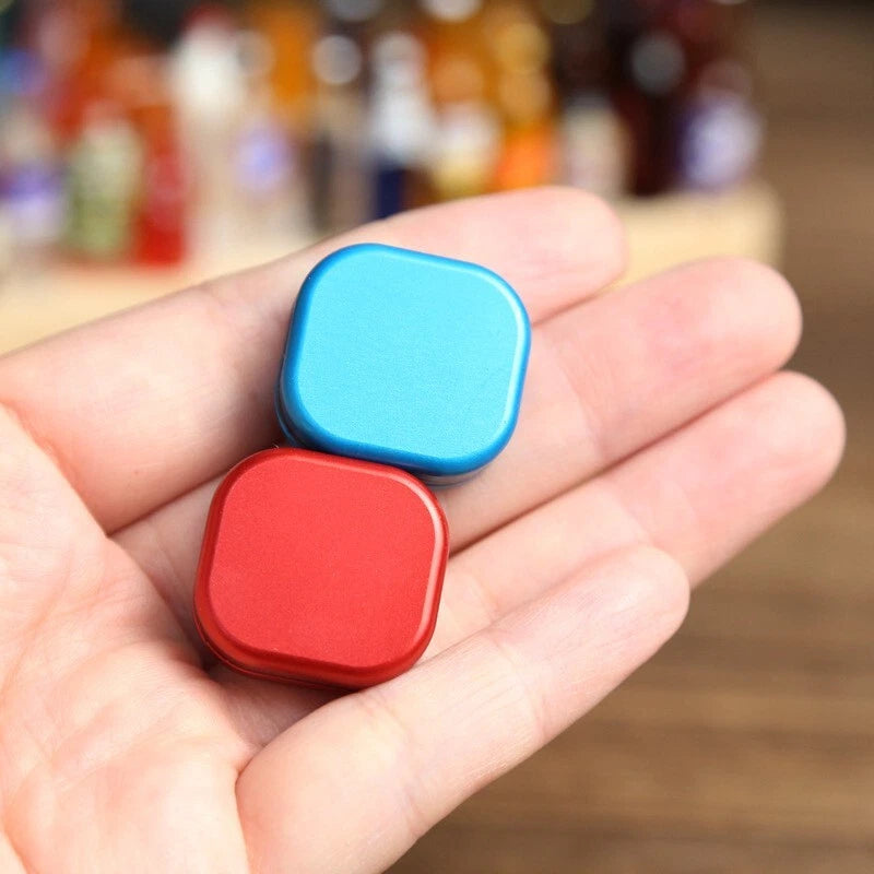 Stainless Steel Mini Cube Fidget Slider EDC Three-layer Fidget Toy Stress Relief 07FC0E-D4 - KOEEK