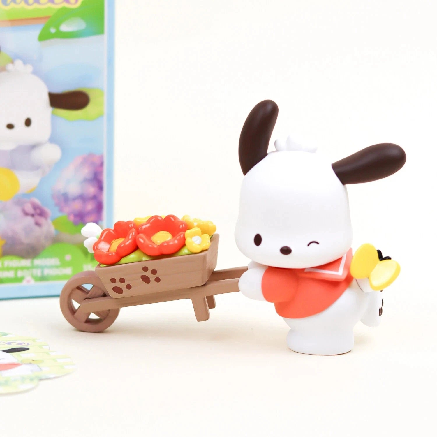 MINISO Sanrio Pochacco Flower & Childhood Series Confirmed Blind Box Figure Toys MINISO - KOEEK