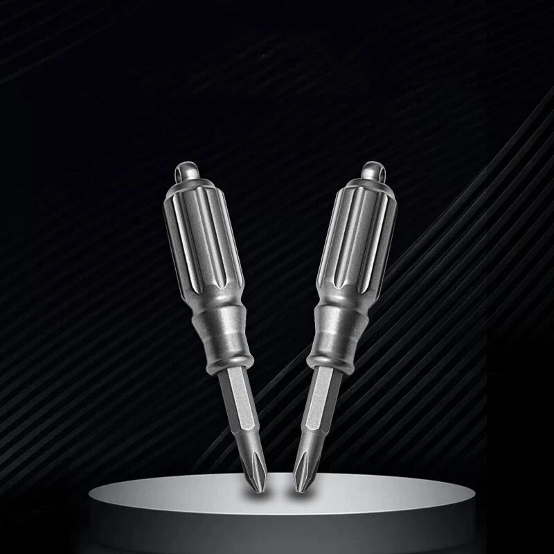 Mini Titanium EDC S2 Steel Screwdriver Portable Outdoor pocket Multi Tools 07FC0E-D4 - KOEEK