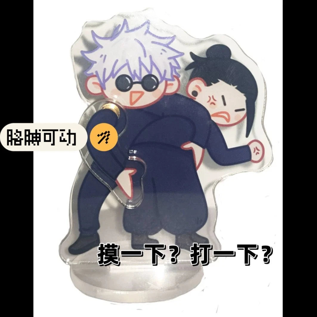 Anime Jujutsu Kaisen Satoru Gojo Action Figures Acrylic Stand Establish Plates 07FC0E-D4 - KOEEK