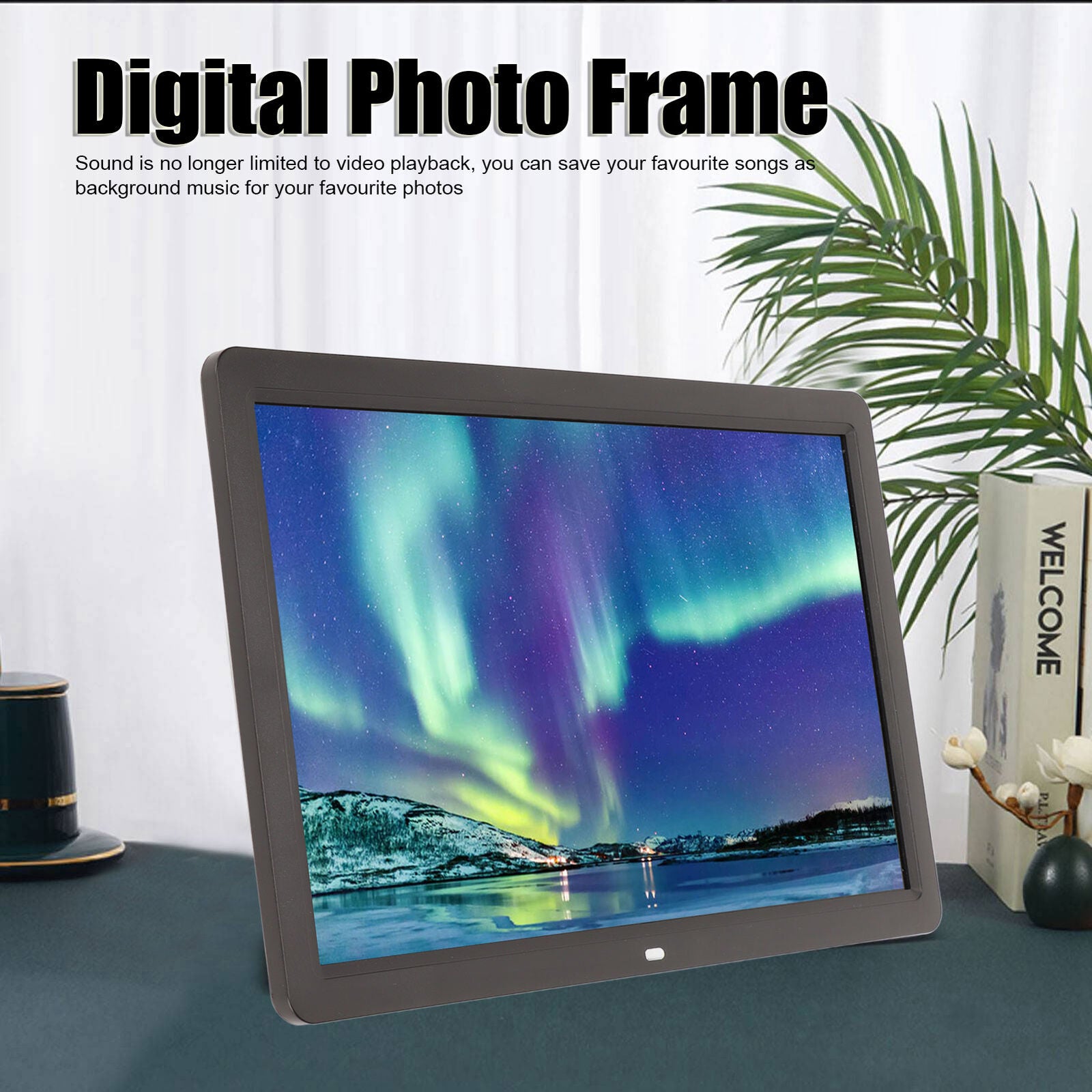 new Electronic Photo Albums 15 Inch Digital Photo Frame 100-240V For Advertising For koeek - KOEEK