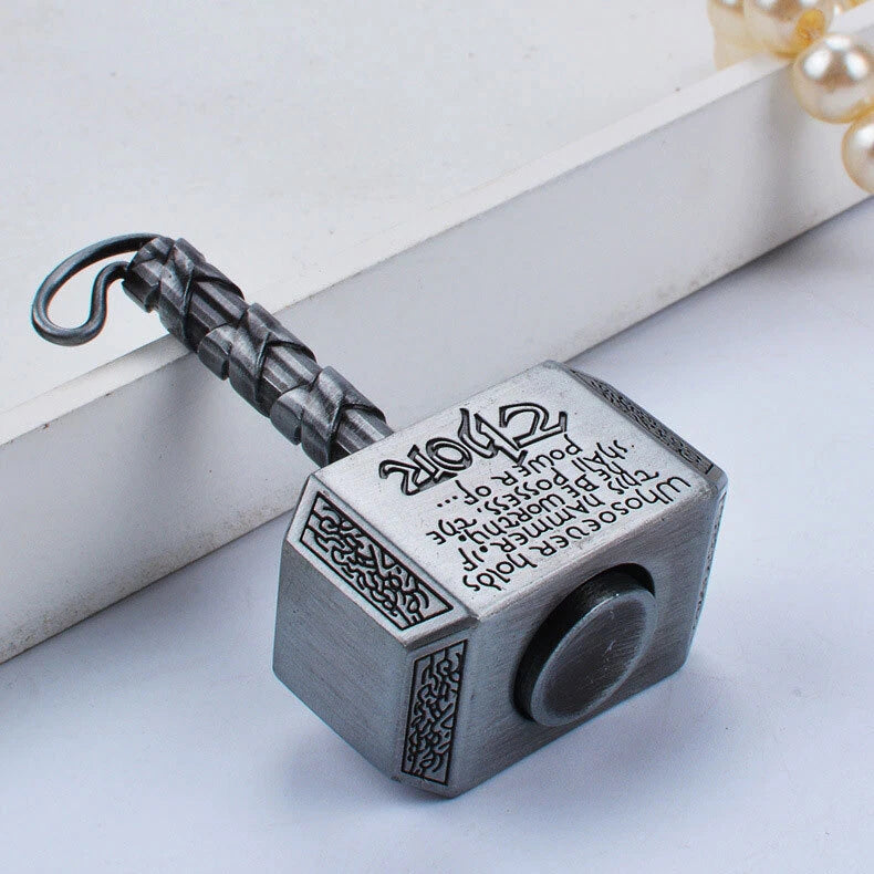 Thor Hammer All Metal Fidget Spinner Toy EDC Boys Girls Kids Adults ADHD Focus 07FC0E-D4 - KOEEK