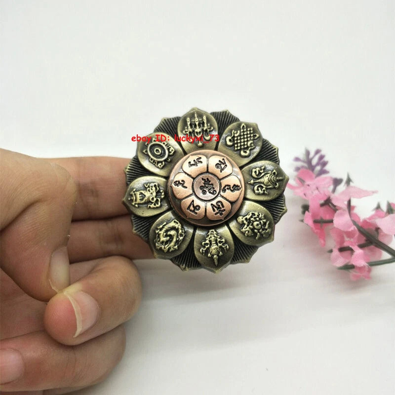 Autism Fidget Spinner Hand Spinner 12 Zodiac Metal Stress Relief ADHD Toys Gifts 07FC0E-D4 - KOEEK