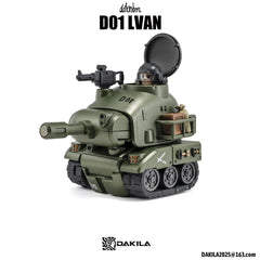 In Stock DAKILA DAFTBOTS D01 LVAN Ivan Robot Collectible Action Figure Model DAKILA - KOEEK