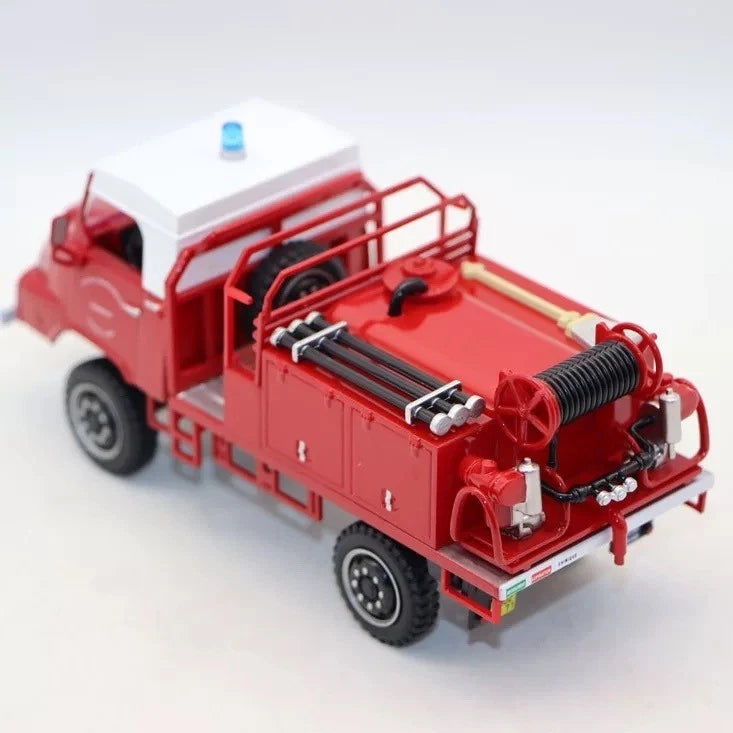 1/43 Alloy SIMCA Unic Fire Truck Model Vintage Fire Engine Collectible Desktop 07FC0E-D4 - KOEEK