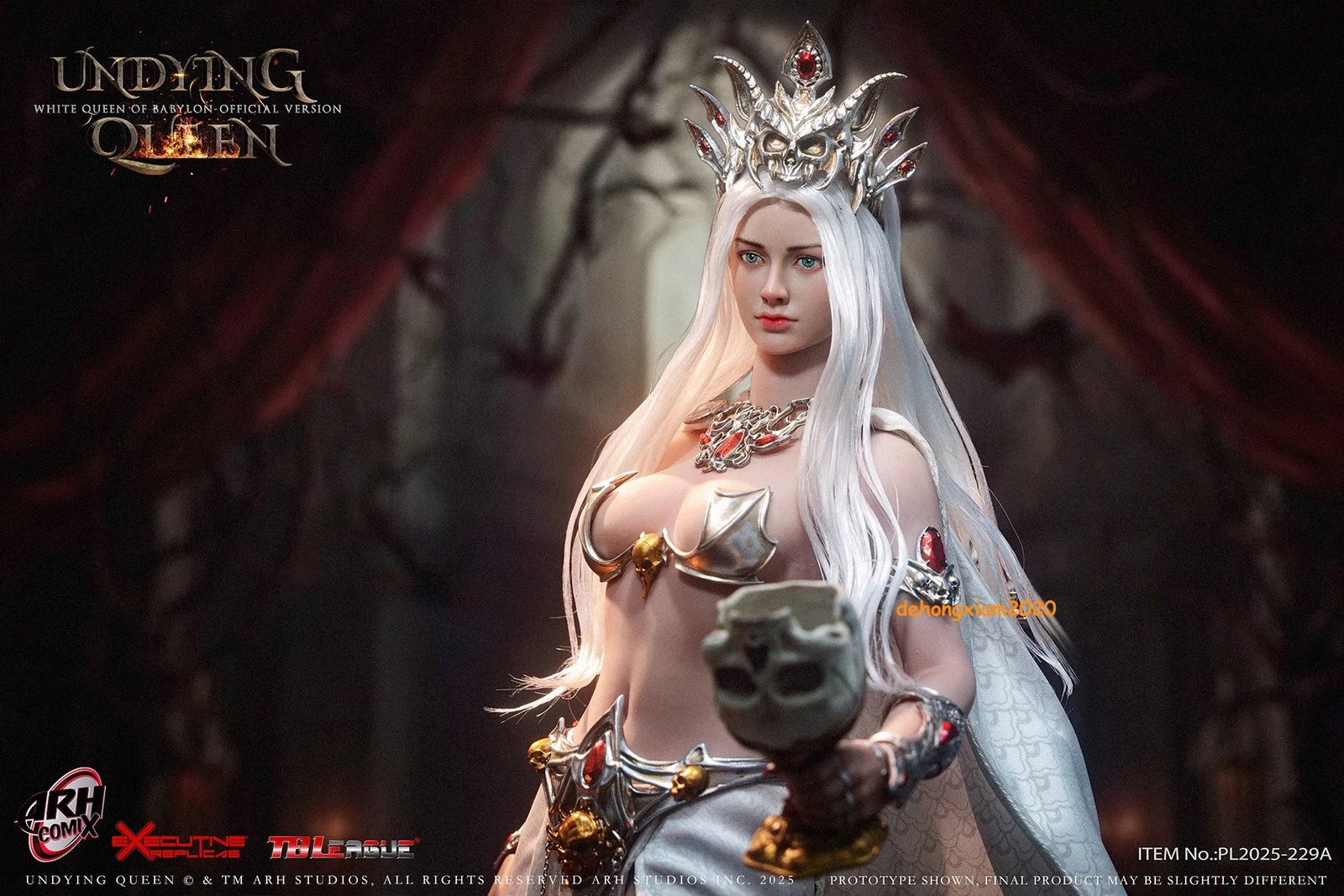 1/6 TBLeague PL2025-229a White Queen Of Babylon With Movable Eyes Figure Model TBLEAGUE - KOEEK