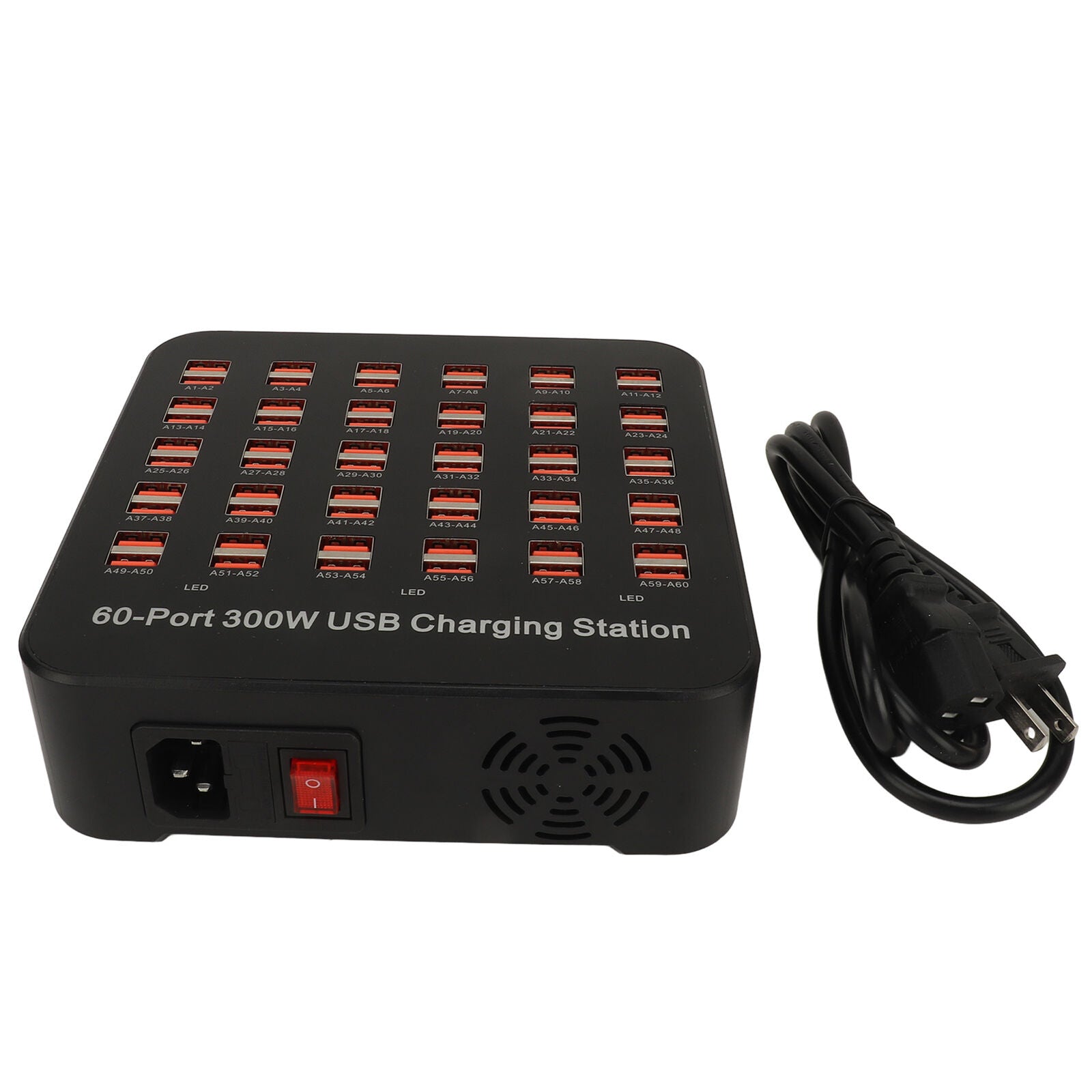 new 60 Ports 300W USB Charger Station Multiport USB Charging Station Dock With Over koeek - KOEEK