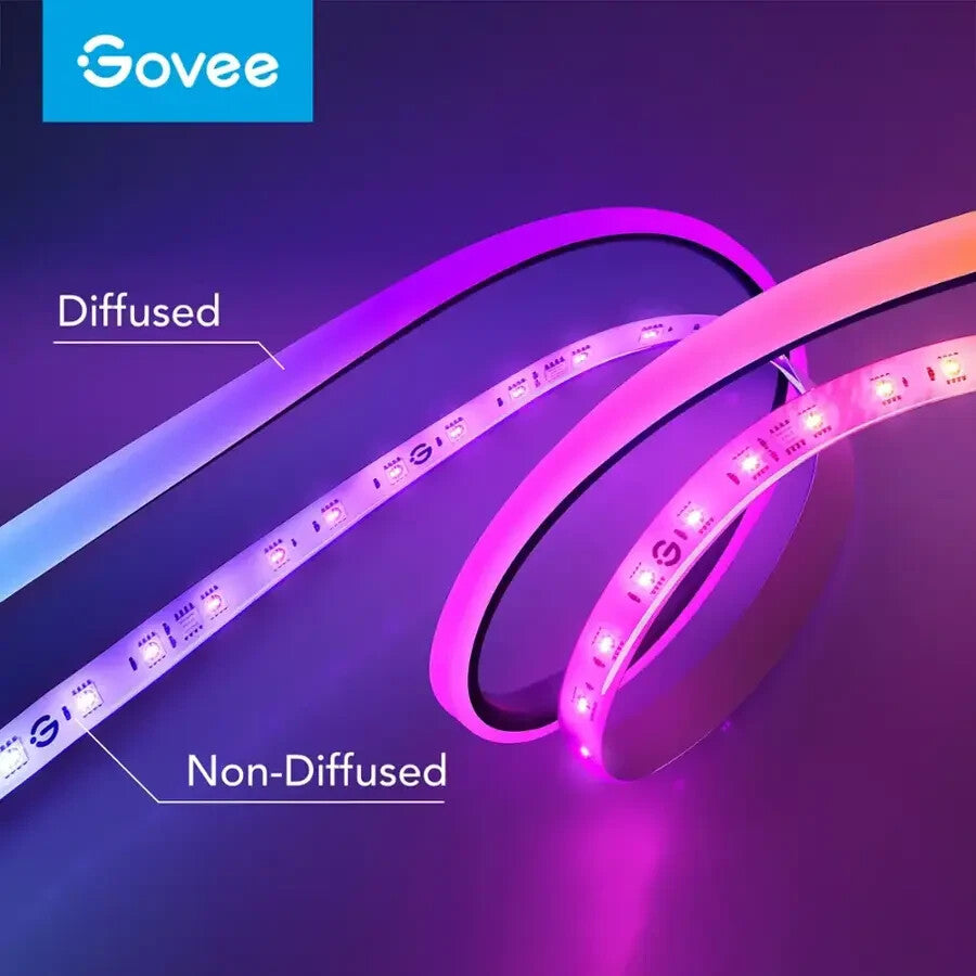 Govee - RGBIC LED Neon Rope Light for Desks 6.5ft - H61C2 - GOVEE - KOEEK
