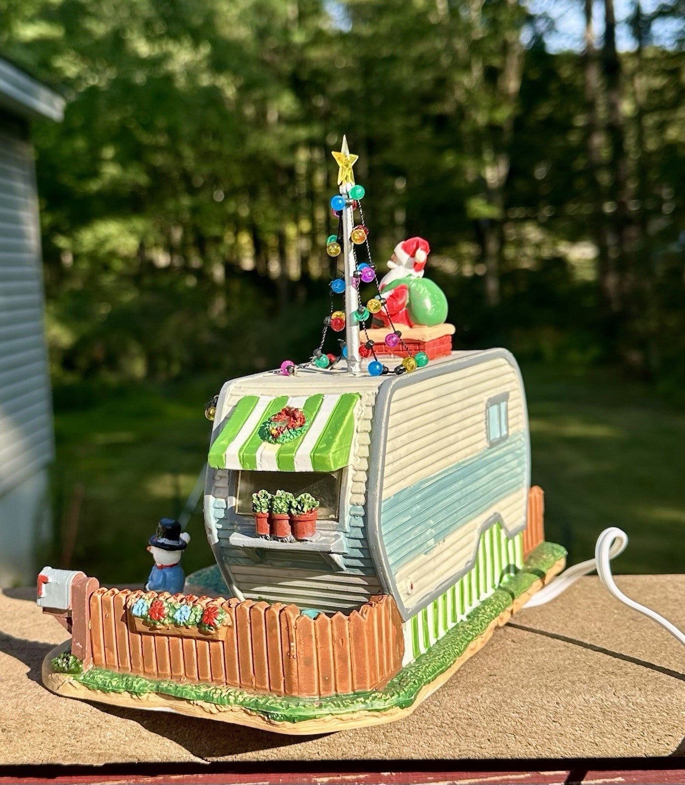 Lemax Home Sweet Home Santa Trailer Camper Lighted Christmas Village House LEMAX - KOEEK