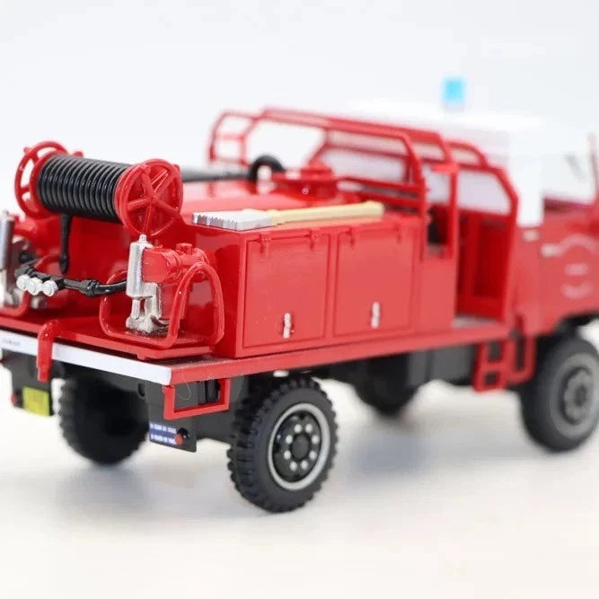 1/43 Alloy SIMCA Unic Fire Truck Model Vintage Fire Engine Collectible Desktop 07FC0E-D4 - KOEEK