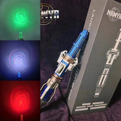 Movie Doctor Who 12th Metal Sonic Screwdriver Replica LED Hand Lamp Cosplay Prop 07FC0E-D4 - KOEEK