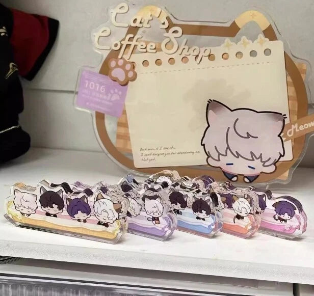 Love and Deepspace Cat Meow Q Ver Acrylic Stand Figure Decor Model Acrylic Tile 07FC0E-D4 - KOEEK
