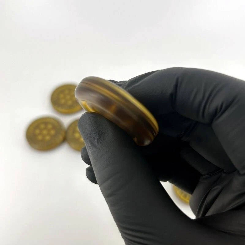 Transparent PC Fidget Coin Haptic Coins Adult EDC Fidget Toy ADHD Hand Spinner 07FC0E-D4 - KOEEK