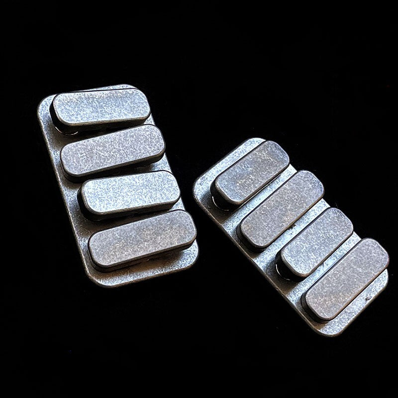 EDC Seesaw Metronome Card Hand Fidget Decompression magnet Bang-Bang Push Card 07FC0E-D4 - KOEEK