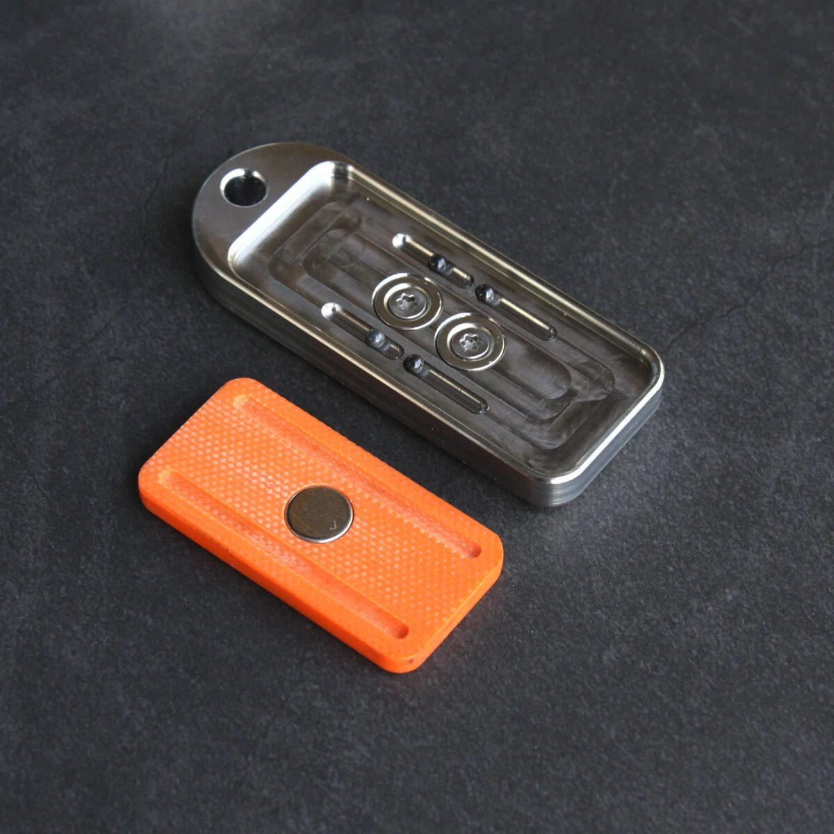 Hot Fidget Spinner Toy Click Clicker Push Card Hand Fidget Pocket Magic Toys 07FC0E-D4 - KOEEK