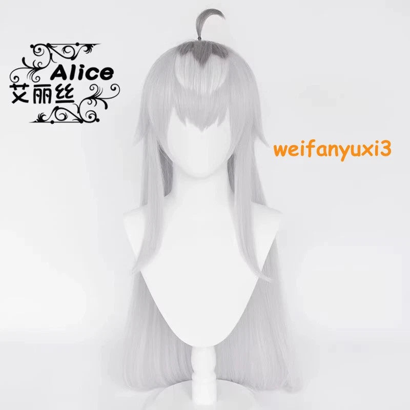 Anime Pretty Derby Oguri Cap Cosplay Wig w/ Ears Tail Holloween Party Cos Props 07FC0E-D4 - KOEEK