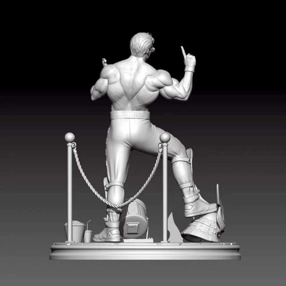 1/18 resin figure model kit Johnny Cage Fitness Champion Unassembled Unpainted 07FC0E-D4 - KOEEK