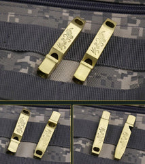 High Decibel Brass Keychain Whistle Referee Holder Outdoor Survival EDC Tool 07FC0E-D4 - KOEEK