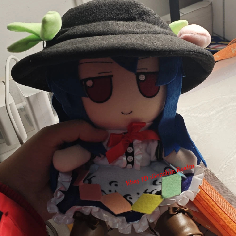 Anime Touhou Project Fumo Series Hinanawi Tenshi Plush Doll Cartoon Toy Gift 07FC0E-D4 - KOEEK