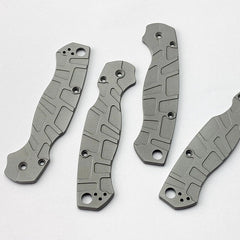 Aluminum Alloy Handle Scales Knife Grips Patch For Spyderco Paramilitary 2 C81 07FC0E-D4 - KOEEK