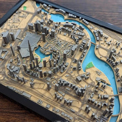 City Skyline/City Model 3D Printed Dubai/Vancouver/Melbourne/London/USA 07FC0E-D4 - KOEEK