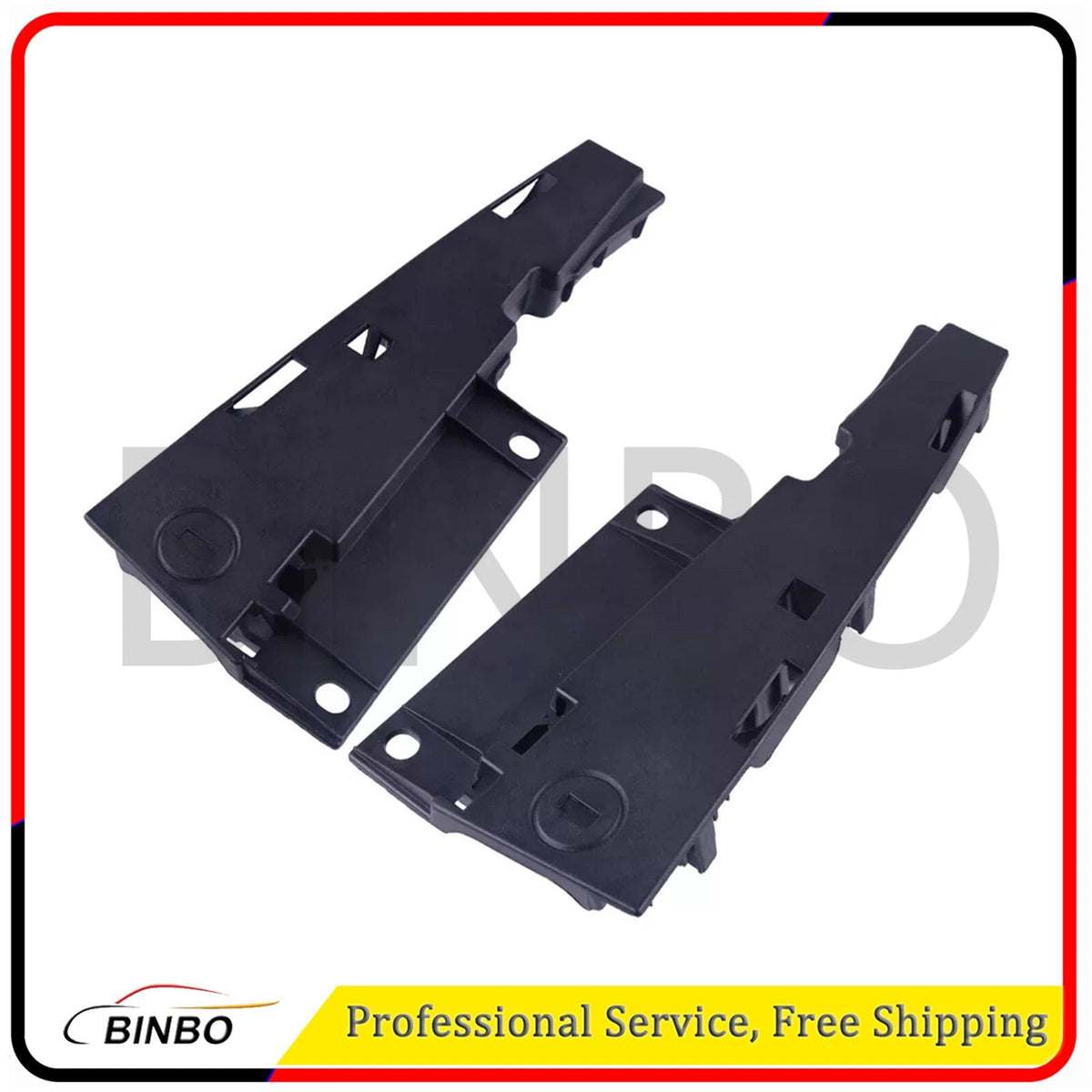 1Pair Front Bumper Grille Support Mounting Bracket For Mercedes GLK350 Upper 07FC0E-D4 - KOEEK