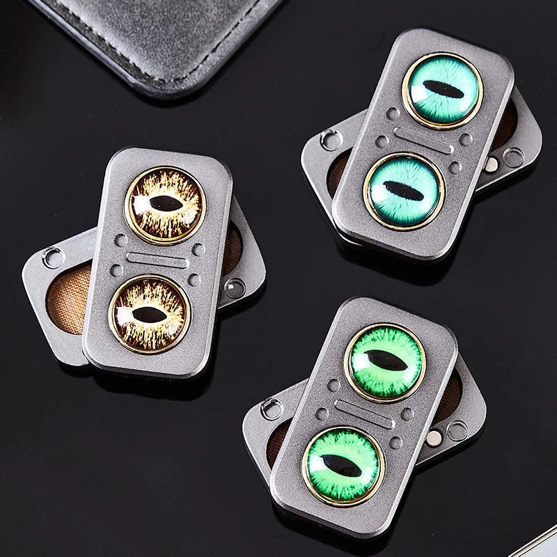 Owl Push Slider Fidget Slider Toy Adult Metal Fidget Toy Finger Push Spin EDC 07FC0E-D4 - KOEEK