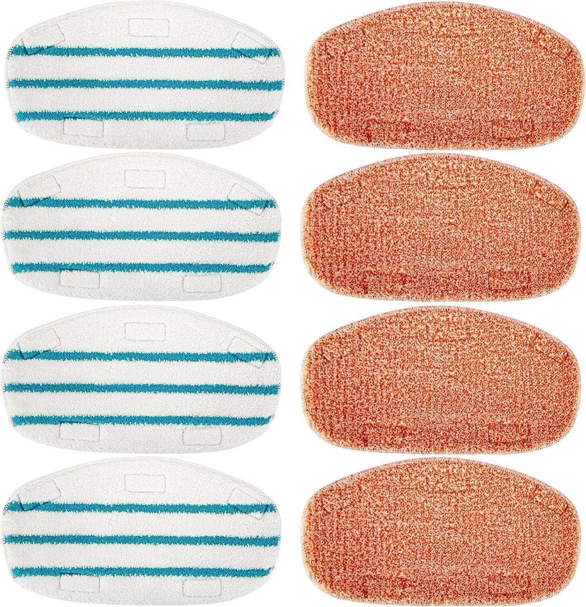 new 8 Pack Steam Mop Replacement Pads Compatible with PurSteam 4+4 07FC0E-D4 - KOEEK