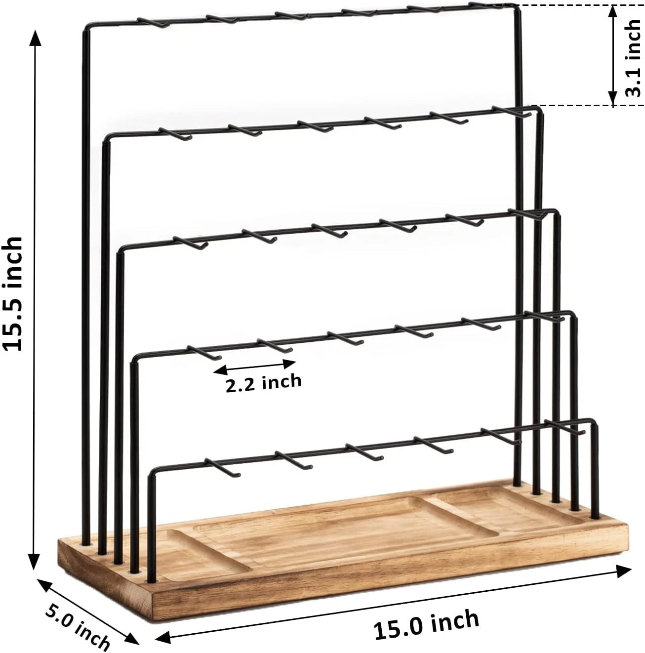 Earring display rack,  for selling earrings, bracelets,and hair accessories. 07FC0E-D4 - KOEEK