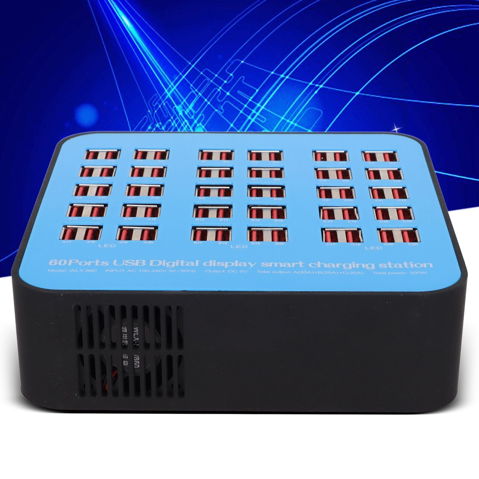 new 60 Ports Desktop Charger Universal Multi Ports Charging Station For Tablets For koeek - KOEEK