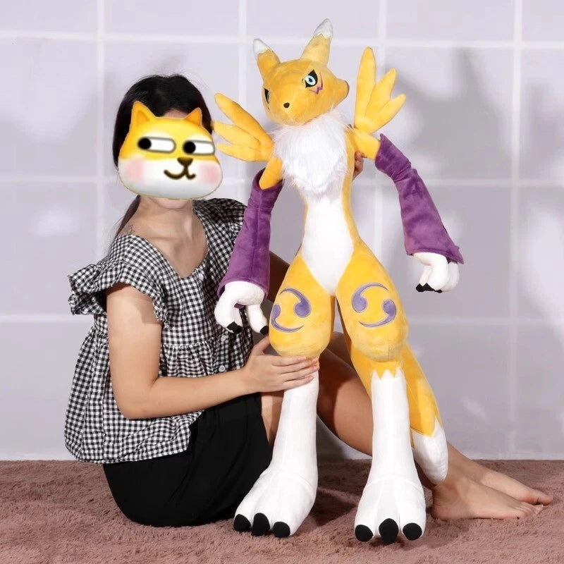 Digimon Renamon Plush Doll Stuffed Dress Up Toy Pillow Digital Monster  80cm 07FC0E-D4 - KOEEK