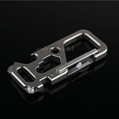HotTitanium TC4 Mechanic Key Chain Carabiner Opener Outdoor Multi EDC Tool M-KC1 07FC0E-D4 - KOEEK