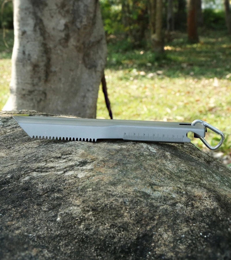 Portable Outdoor Titanium Multi Tools Camping Shovel Engineer GardeningShovelEDC 07FC0E-D4 - KOEEK
