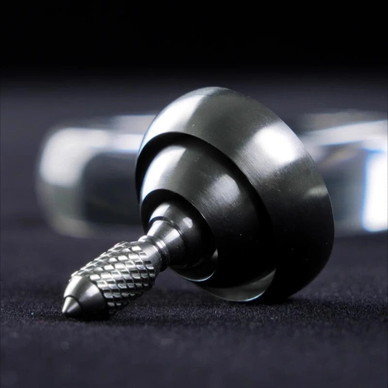 EDC Stainless Steel Spinning Top Hand Twisting Fidget Roler Spinner Toy Gift 07FC0E-D4 - KOEEK