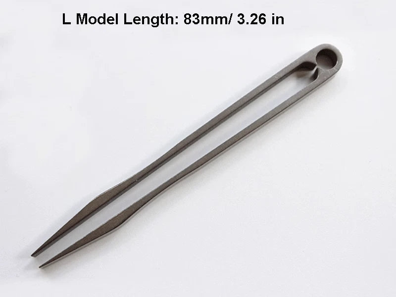 3PCS Sets Titanium Alloy Tweezers EDC Camping Portable Outdoor Travel Tool 07FC0E-D4 - KOEEK