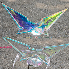 Honkai：Star Rail Silver Wolf Laser Sunglasses Funny Cosplay Party Glasses Prop 07FC0E-D4 - KOEEK