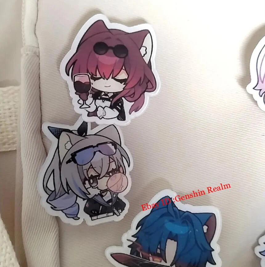 Anime Honkai: Star Rail Figure Cartoon Pin Brooch Badge 7Pcs/Set Display Gift 07FC0E-D4 - KOEEK