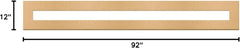 new Fulmoon 4 x 84 Inch Parking Lot Line Stencil Pavement Straight Stencil... FULMOON - KOEEK