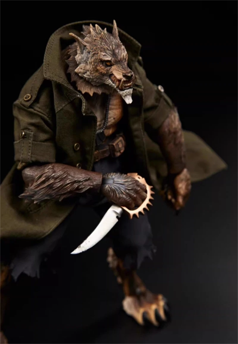1/12 Custom Wired Army Green Trench Coat+Pants For Maestro Union Werewolf Figure 07FC0E-D4 - KOEEK