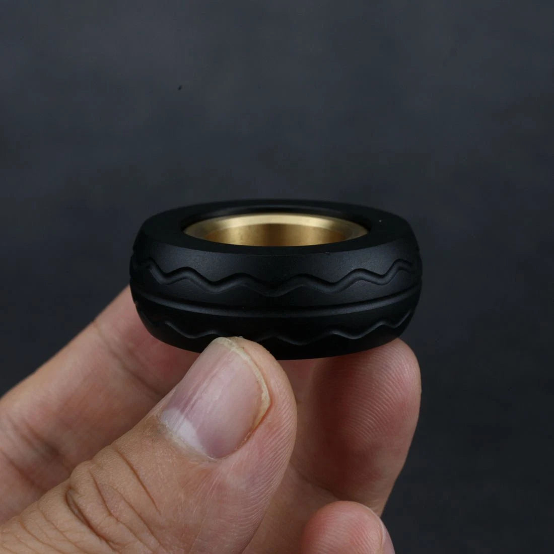 Mechanic Ring Tire Fidget Spinner Clicker Slider Haptic Stress Relief EDC Toys 07FC0E-D4 - KOEEK