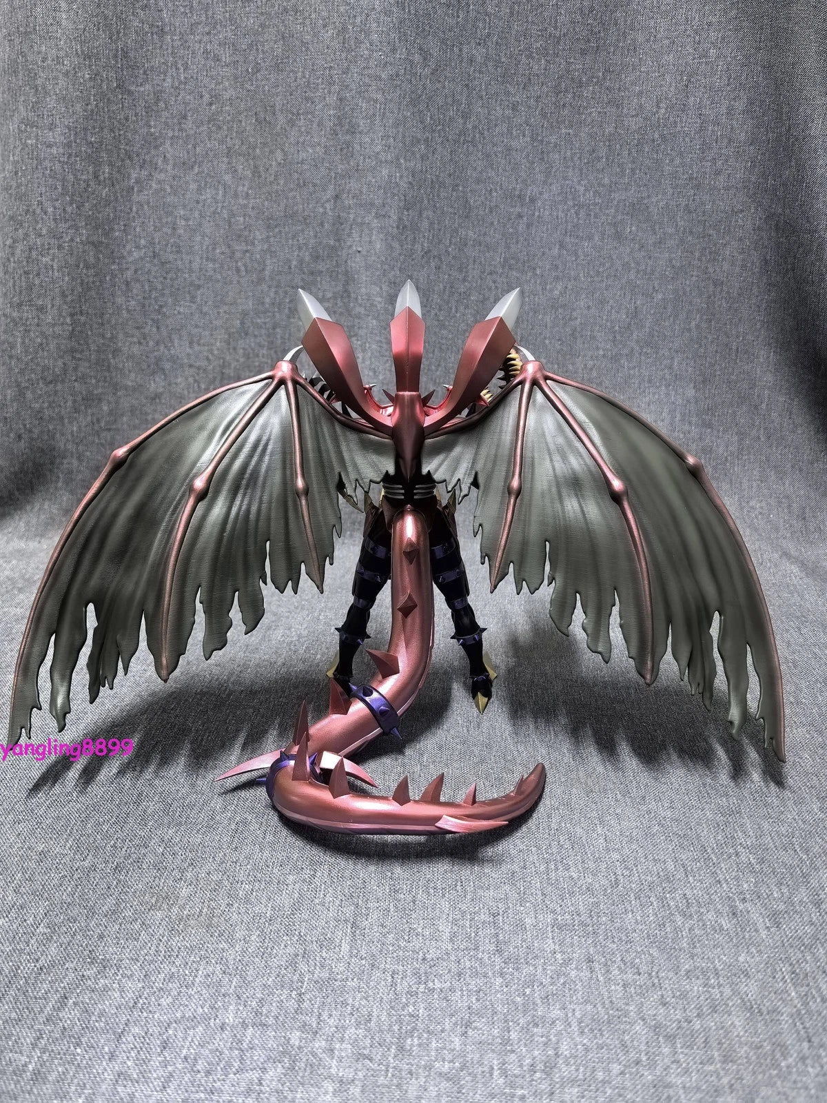 Yu-Gi-Oh! Duel Monsters GX Destiny HERO Bloo－D Resin Figure Model Collect 23cm 07FC0E-D4 - KOEEK
