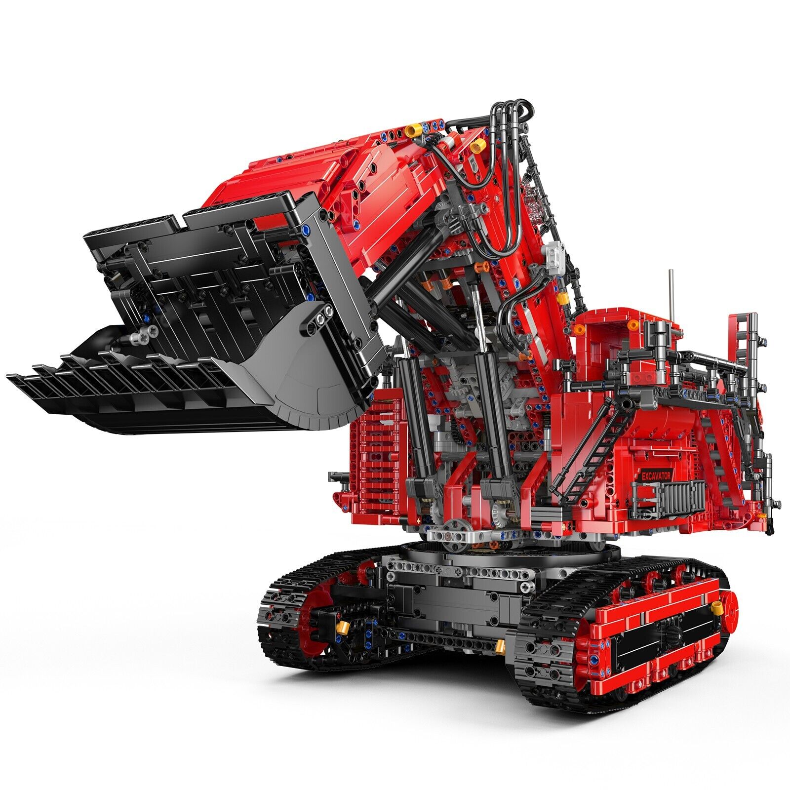 new Mould King 17071 Red Excavator Bulldozer Engineering RC Building Block Toy MOULD KING - KOEEK