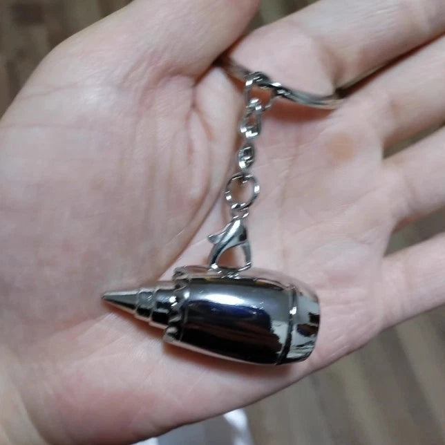 Boeing Airbus Ation Aircraft Engine Keychain Bag Pendant Creative Gift 07FC0E-D4 - KOEEK