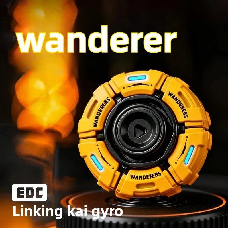 Wanderer EDC Metal Fidget Spinner Armor-Opening Decompression Toy 07FC0E-D4 - KOEEK